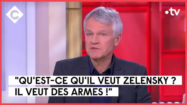 Visite surprise de Zelensky à Paris - Olivier Weber - C à Vous - 08/02/2023