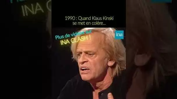 Klaus Kinski clash Yves Mourousi 🤬 #INA #shorts