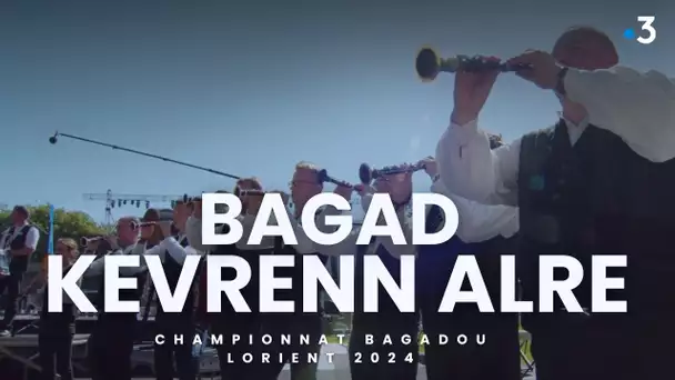 Kevrenn Alre (Auray) au championnat 2024 des bagadoù de Lorient