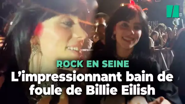 Billie Eilish a pris un bain de foule avec ses fans français à Rock en Seine