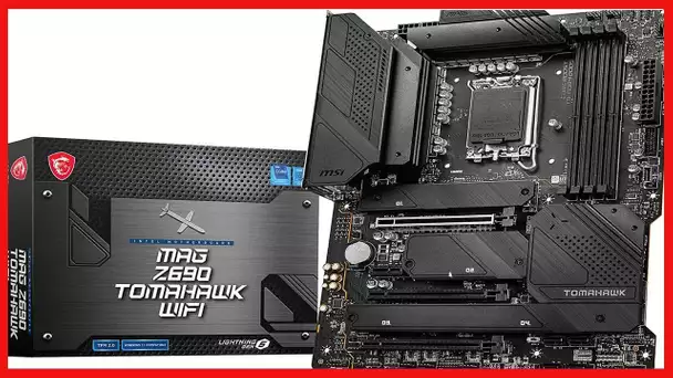 MSI MAG Z690 Tomahawk WiFi Gaming Motherboard (ATX, 12th Gen Intel Core, LGA 1700 Socket, DDR5, PCIe