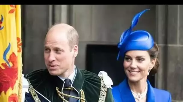 Le geste anxieux du prince William le jour du couronnement du roi aux côtés de «Kate confiante»