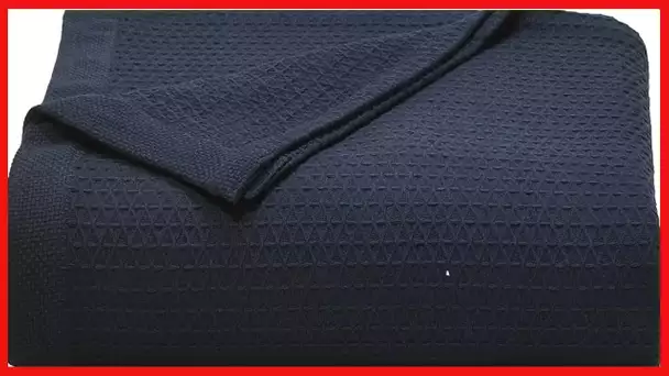 Nautica - Queen Blanket, Cotton Medium-Weight Bedding, Home Decor for All Seasons