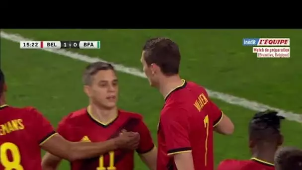 Les buts de Belgique - Burkina Faso - Foot - Amical