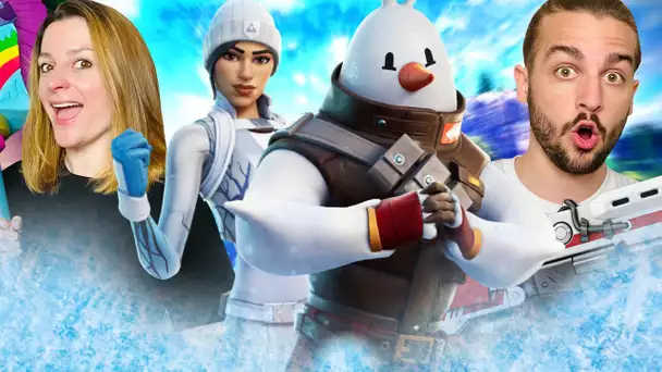 ON DEBLOQUE LES SKINS GRATUITS DE NOEL ET ON FAIT TOP 1 ! | FORTNITE DUO SAISON 5