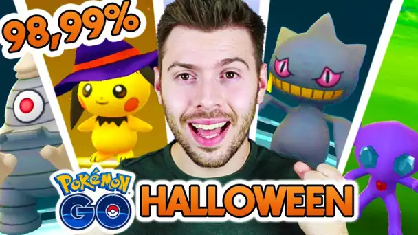 POKEMON GO 3.0 HALLOWEEN : TOUS LES POKEMON ! 98,99%