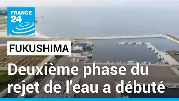 Fukushima : la deuxième phase du rejet de l'eau a débuté au Japon • FRANCE 24