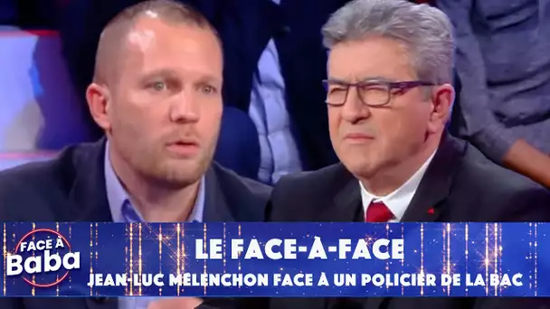"La police est aux ordres de la nation": le débat tendu de Jean-Luc Mélenchon face à un policier