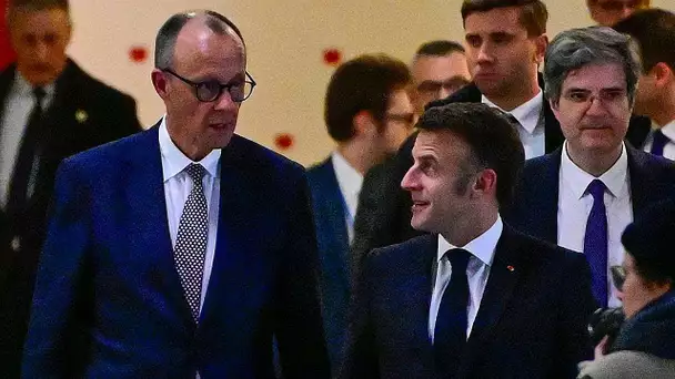 Le chancelier allemand à l’Élysée, en quête d'une relance des relations avec la France