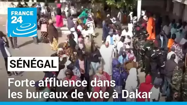 Présidentielle au Sénégal : forte affluence dans les bureaux de vote à Dakar • FRANCE 24