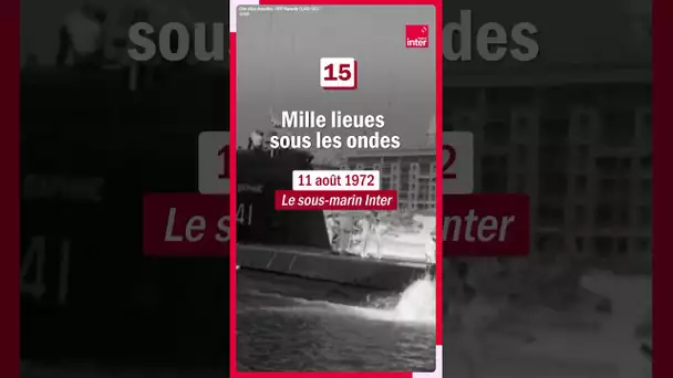 Mille lieues sous les ondes, le sous-marin de France Inter #shorts @InaOfficiel