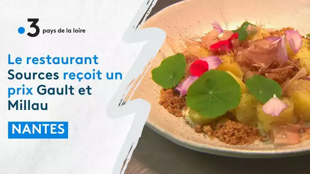 Le restaurant Sources obtient un prix Gault et Millau