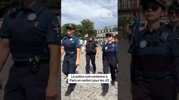La police sud-coréenne à Paris en renfort pour les JO #paris2024