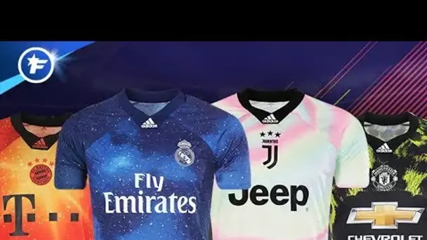 Les maillots collectors adidas du Real Madrid, du Bayern, de Manchester United et Juventus