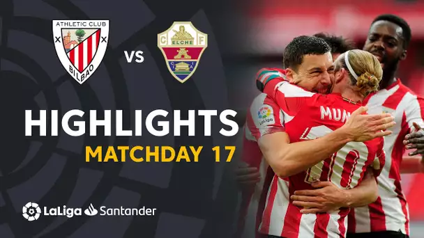 Highlights Athletic Club vs Elche CF (1-0)