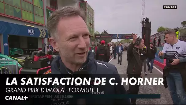La satisfaction de Christian Horner - Grand Prix d'Imola - F1