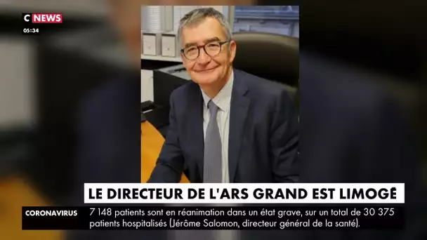 Le directeur de l'ARS Grand Est limogé après ses propos sur le CHU de Nancy