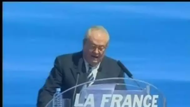 Manif FN 1er mai : extrait discours de Jean Marie le Pen