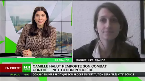 Camille Halut, observatrice de la LDH, remporte son combat contre l'institution policière