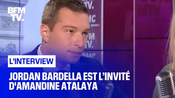 Jordan Bardella face à Amandine Atalaya en direct