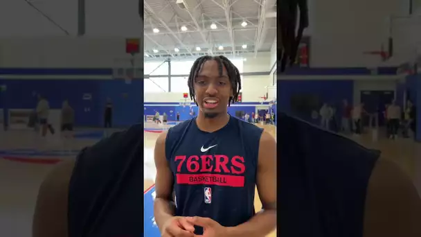 Tyrese Maxey Is Grateful Joel Embiid Is On His Side 🗣 | #shorts