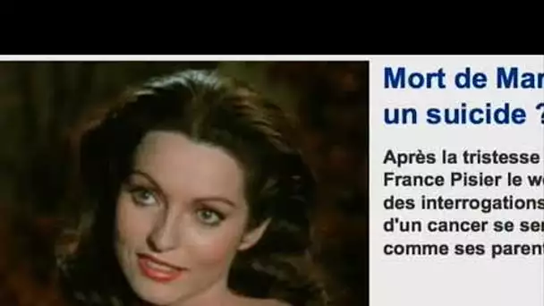 Le mystère de la mort de l&#039;actrice Marie-France Pisier