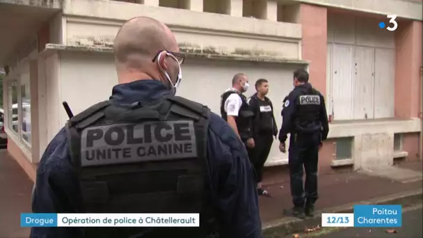 Châtellerault : opération de police contre le trafic des stupéfiants