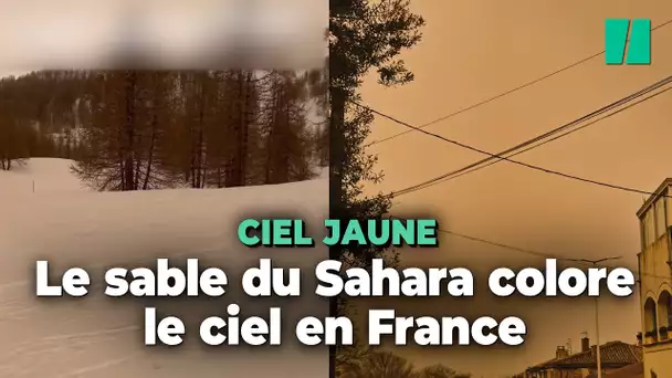 Le sable du Sahara a encore changé la couleur du ciel dans une partie de la France
