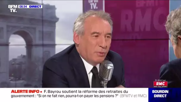 François Bayrou répond aux questions de Jean-Jacques Bourdin à 8H30 sur RMC et BFMTV