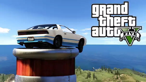 GTA 5 AMAZING PARACHUTE CAR EXPERIENCES ! DOUBLE BUMP, SLIDES ETC