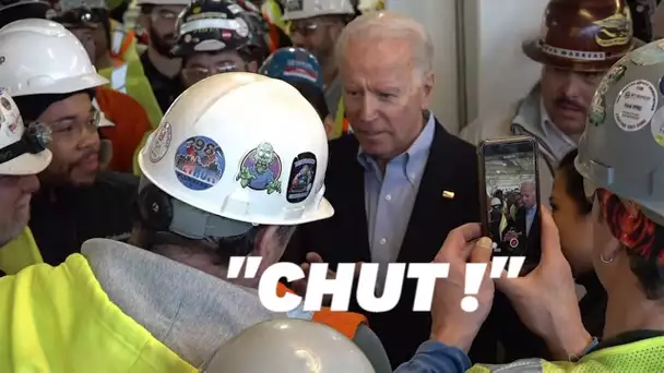 Joe Biden s’énerve contre un ouvrier, "vous ne dites que de la merde"
