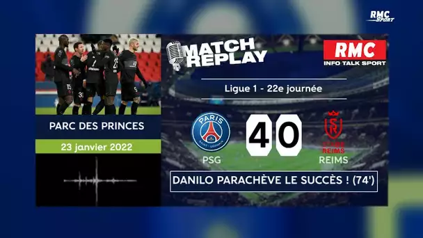 PSG 4-0 Reims : Le goal replay de la large victoire parisienne avec les commentaires RMC