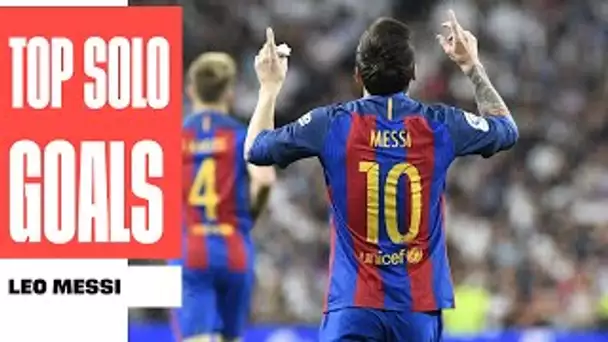 TOP 25 GOLES DE JUGADA INDIVIDUAL Lionel Messi LaLiga Santander