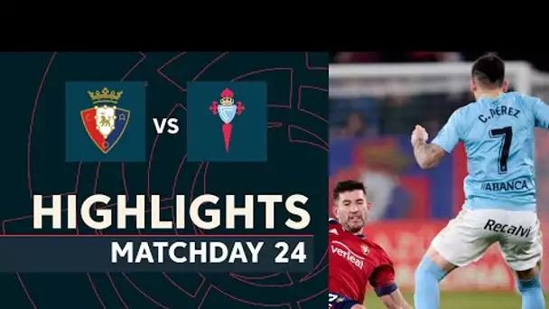 Resumen de CA Osasuna vs RC Celta (0-0)