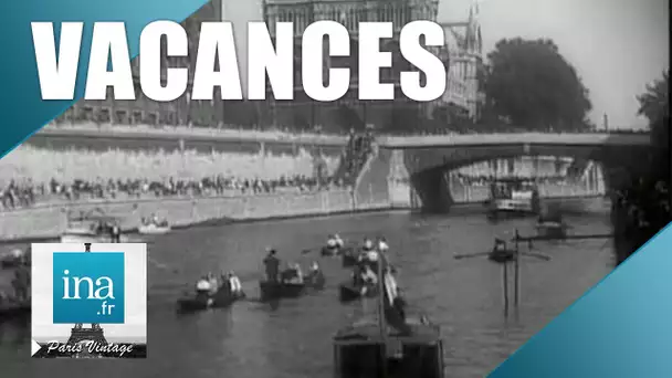 La traversée de Paris à la nage | Archive INA