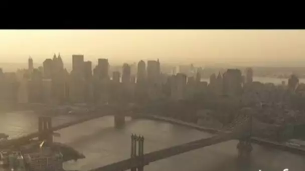 Etats-Unis : Manhattan et le pont de Brooklyn à New York