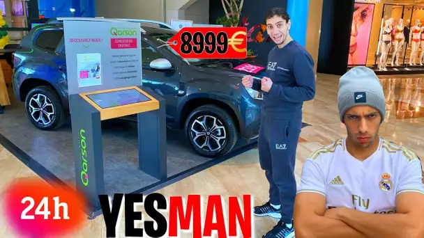 YOUNES DIT OUI A TOUT PENDANT 24H ! 😱 " YES MAN CHALLENGE EXTREM" (Yassine se venge)