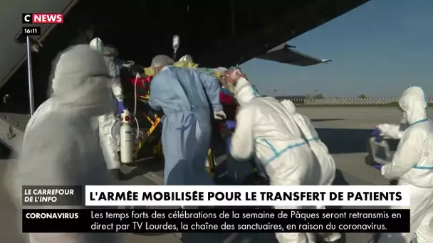 L'armée mobilisée pour le transfert des patients