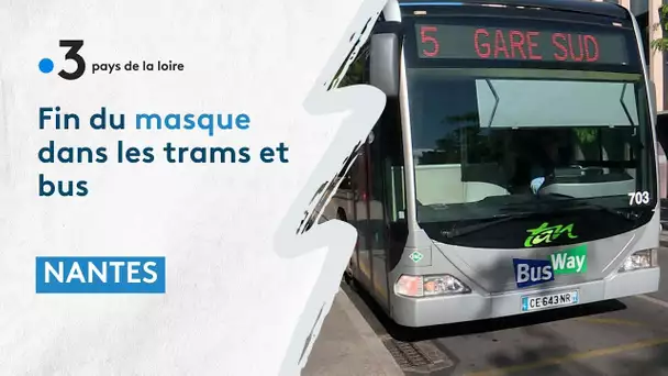 Nantes : les premières réactions à la fin du masque dans les Trams et le bus
