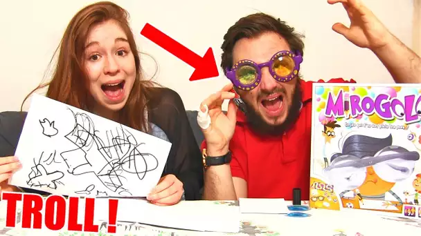 LUNETTE HARD TROLL CHALLENGE en COUPLE ! David Lafarge BOURRÉ !