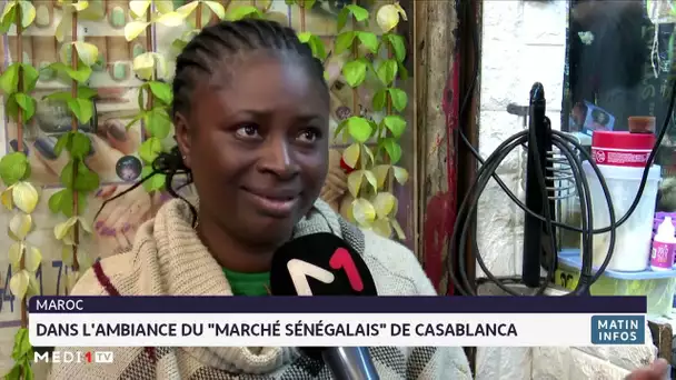 Maroc: marché sénégalais de Casablanca