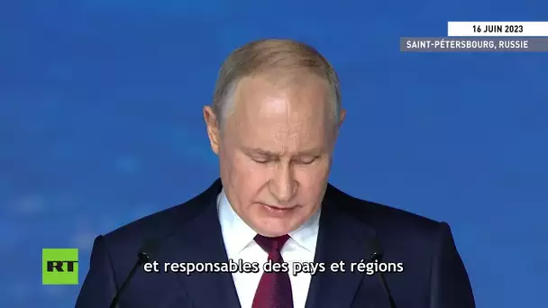 Poutine : «la voie vers une économie ouverte est notre principe le plus important»