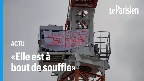 «C’était la seule solution»: une mère d’enfants handicapés montée sur une grue à Toulouse