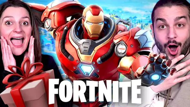 ON A RECU LE NOUVEAU SKIN IRON MAN ZERO ! FORTNITE SAISON 4 DUO