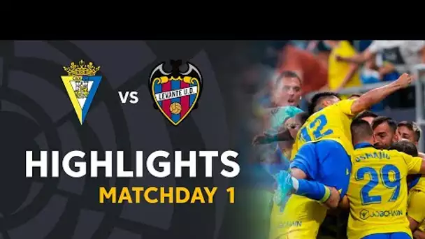 Resumen de Cádiz CF vs Levante UD (1-1)