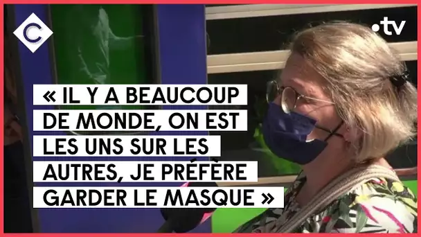 Transports en commun : bas les masques ! - C à vous - 16/05/2022