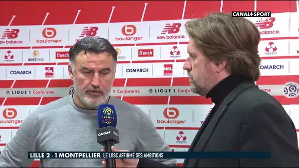 Late Football Club - La réaction de Christophe Galtier après Lille / Montpellier