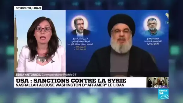 Sanctions contre la Syrie : Nasrallah accuse Washington d'"affamer" le Liban