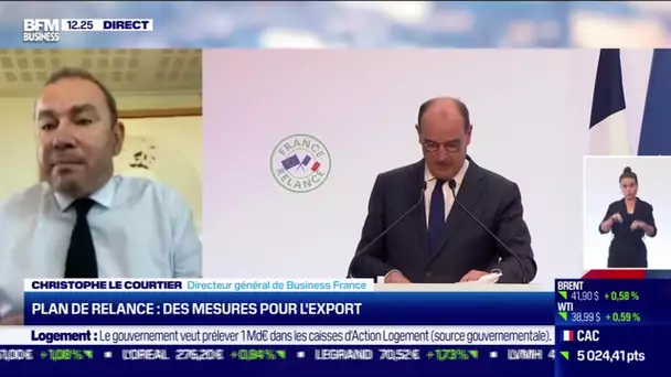 Christophe Lecourtier (Business France): Des mesures pour l'export dans le plan de relance