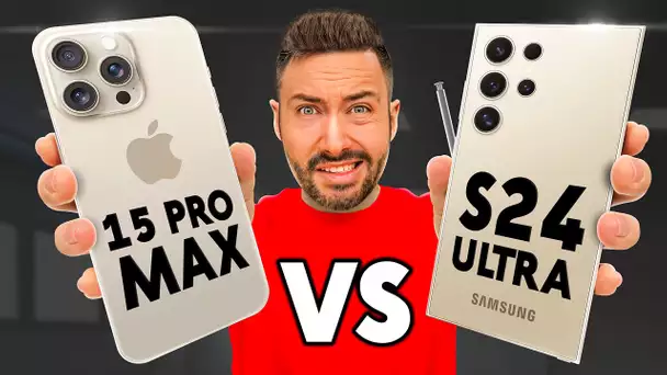 iPhone 15 Pro Max VS Galaxy S24 Ultra : le Gros Comparatif !